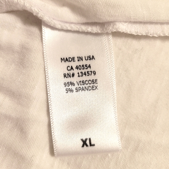 NWT SUNDRY x ANTHROPOLOGIE Always Late White Long Sleeves Roundneck Tee Shirt - Picture 4 of 6